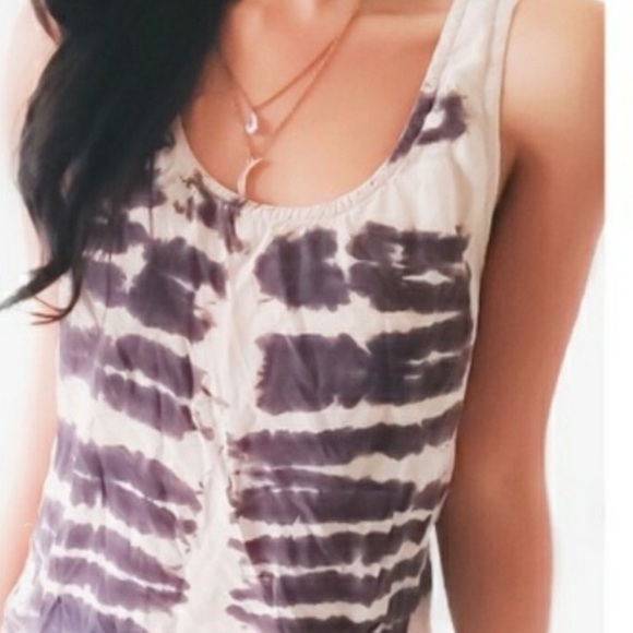 Gypsy 05 Silk Racerback Tie Dye Tank Top - Picture 4 of 4